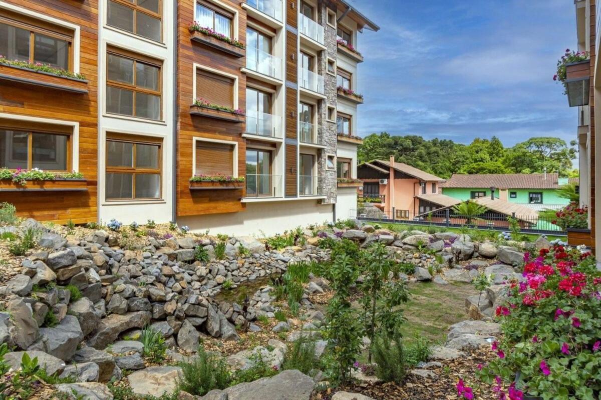 Ferienwohnung Rosa Edificio Bellagio Canela Com Infraestrutura Completa Exterior foto